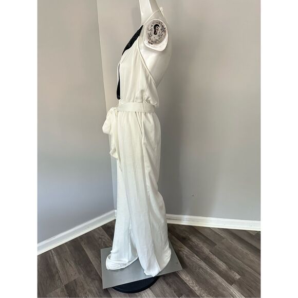 Ramy Brook Kayla Bead-Embellished Sleeveless Jumpsuit - Picture 8 of 11